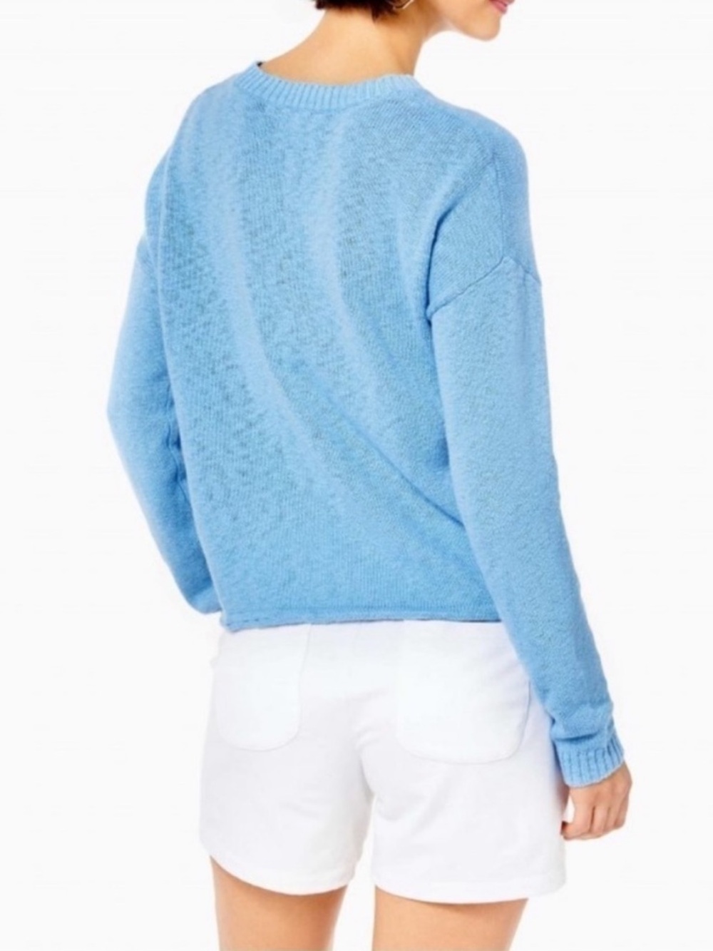 LILLY PULITZER NWT Womens Pippy
Sweater Sun Sand Sea Intarsia Sz Small Coastal - Picture 3 of 13